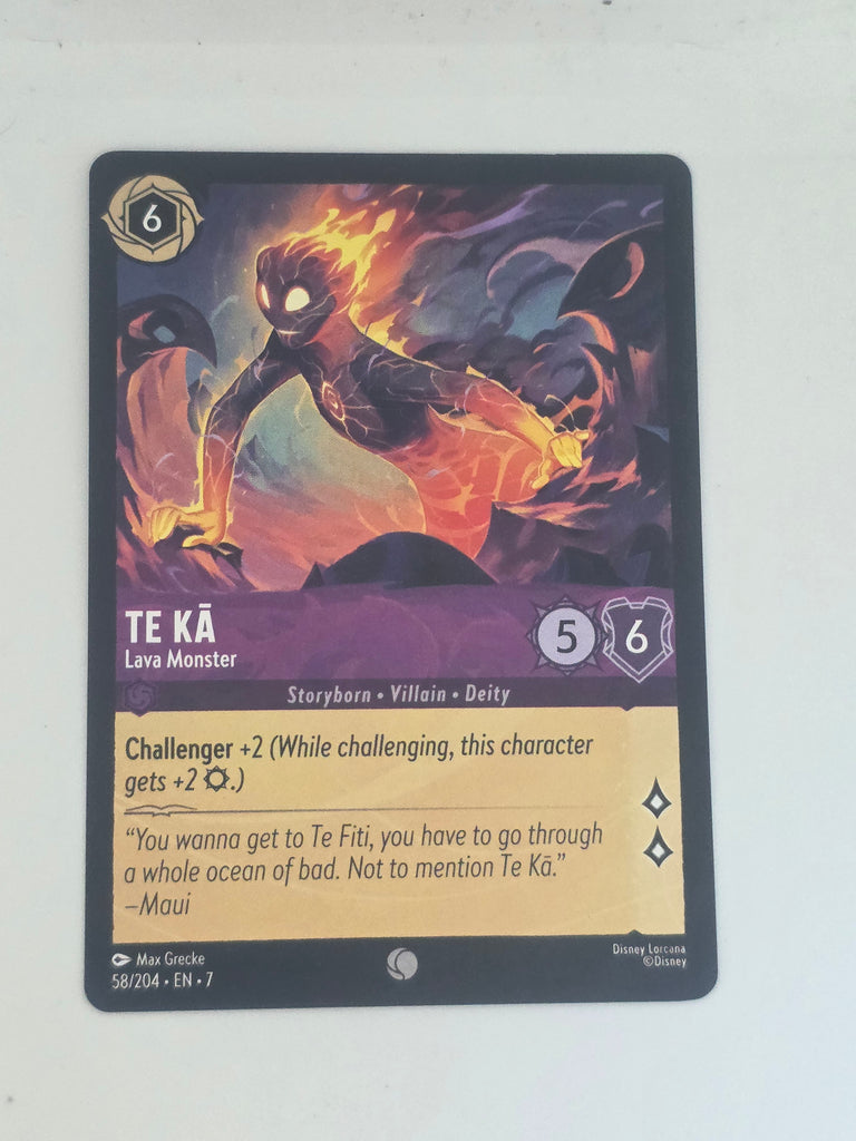 Lorcana | Archazia's Island | #58/204 | Te Ka - Lava Monster | Common