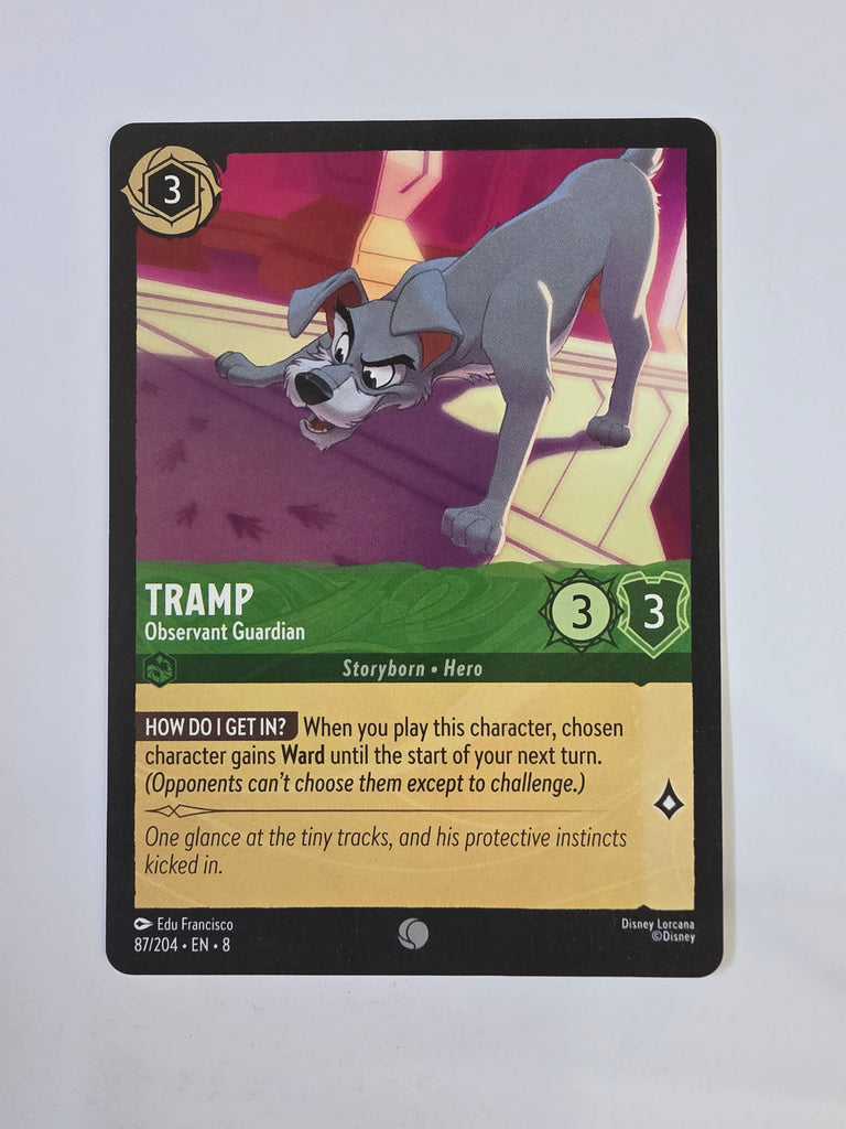 Disney Lorcana Reign of Jafar | Tramp Observant Guardian | #087 | Common