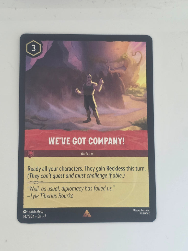 Lorcana | Archazia's Island | #147/204 | We've Got Company! | Rare