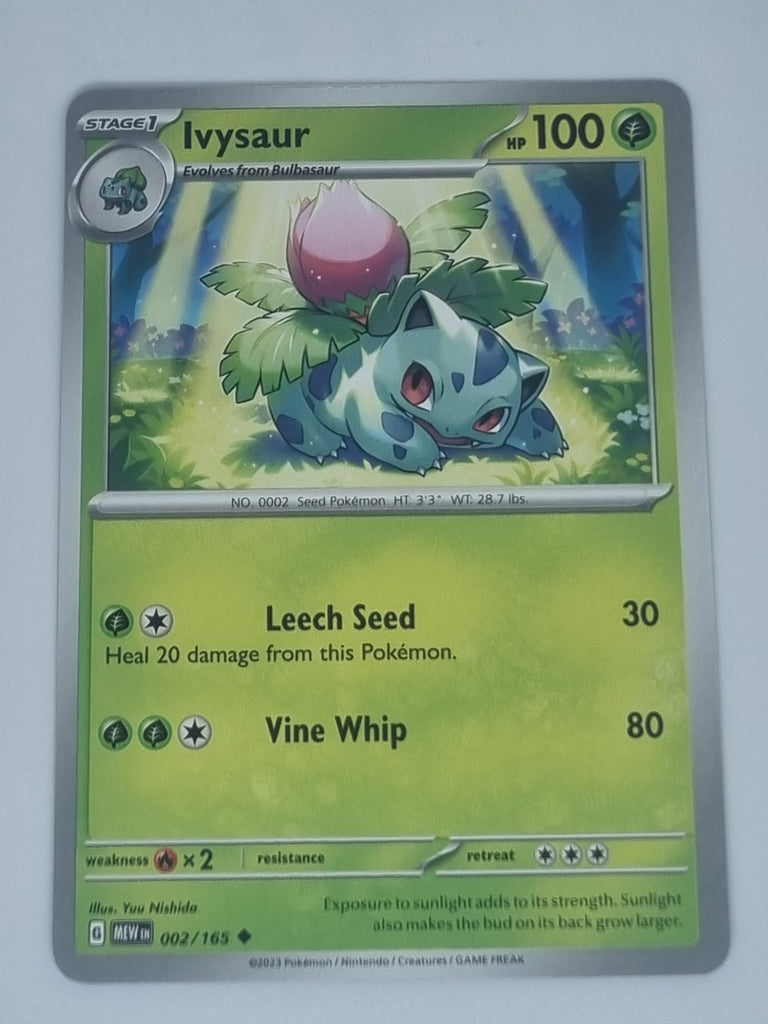 Pokemon TCG - Pokemon 151 - #002/165 - Ivysaur - Uncommon