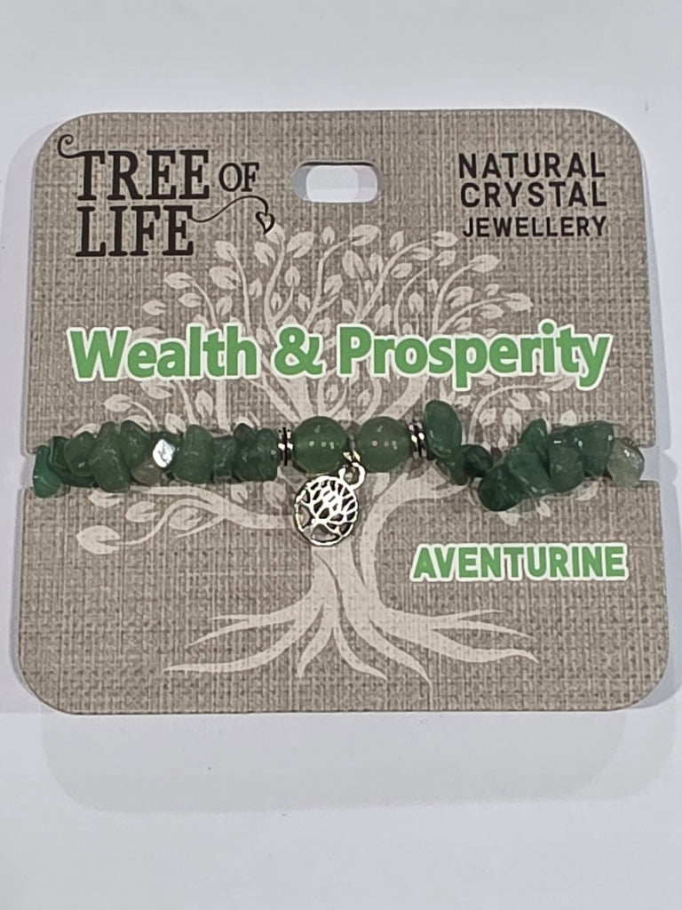 Tree of Life | Wealth & Prosperity | Aventurine Bracelet | Natural Crystal Jewellery