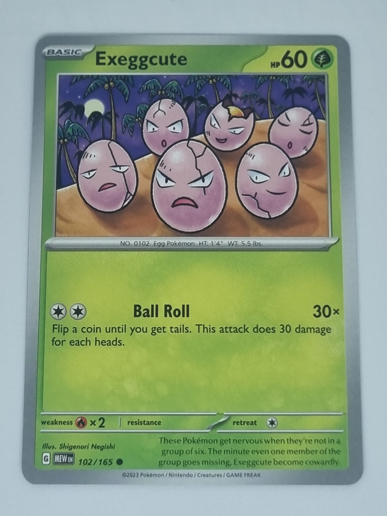 Pokemon TCG - Pokemon 151 - #102/165 - Exeggcute - Common