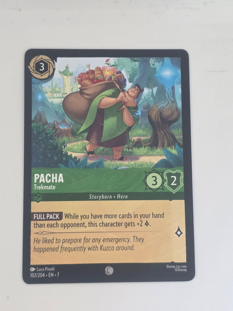 Lorcana | Archazia's Island | #102/204 | Pacha - Hiking Buddy | Common