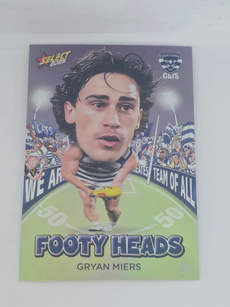 AFL Footy Stars 2025 | Footy Heads | #FH41 | G. Miers | Geelong