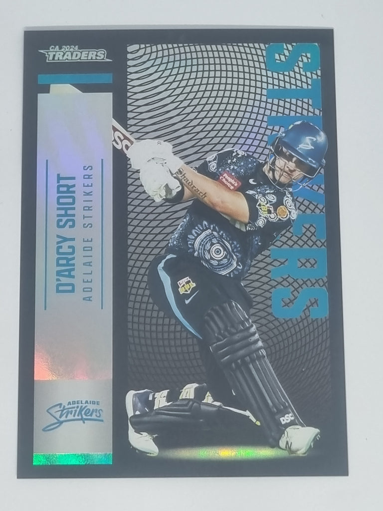 2024-25 LUXE Cricket Traders - Parallel - #P060 - D'Arcy Short - Strikers