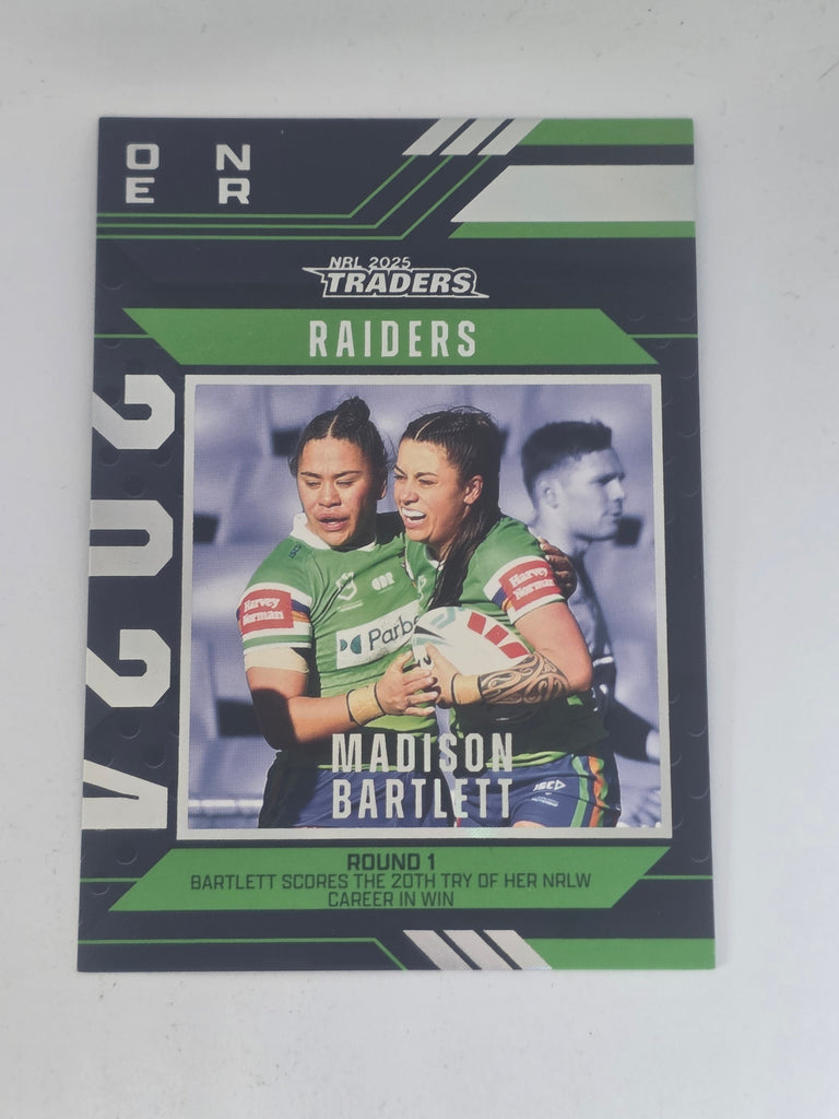 NRL 2025 Traders | 2024 Season to Remember | #SR6 | Madison Bartlett | Raiders