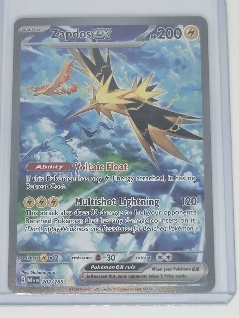 Pokemon TCG - Pokemon 151 - #202/165 - Zapdos ex - Special Illustrated Rare