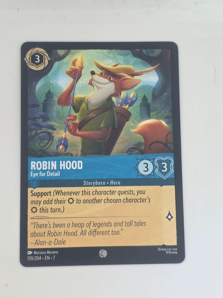 Lorcana | Archazia's Island | #170/204 | Robin Hood - Eye for Detail | Common