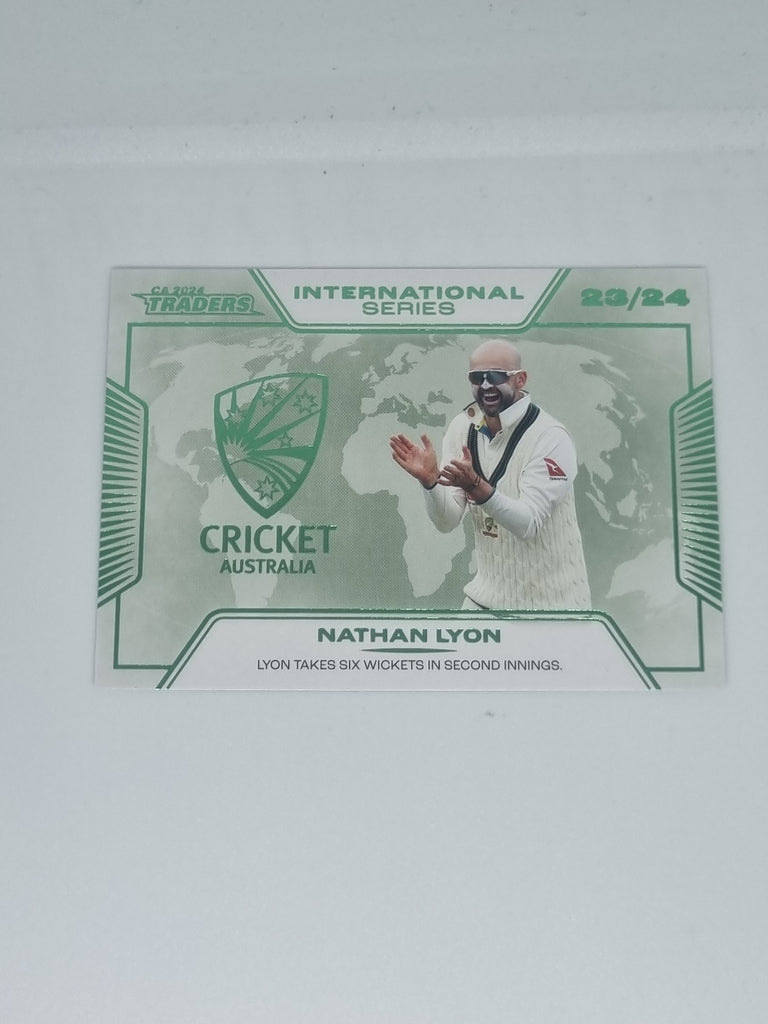 2024-25 LUXE Cricket Traders - International Series - #IS21 - Nathan Lyon