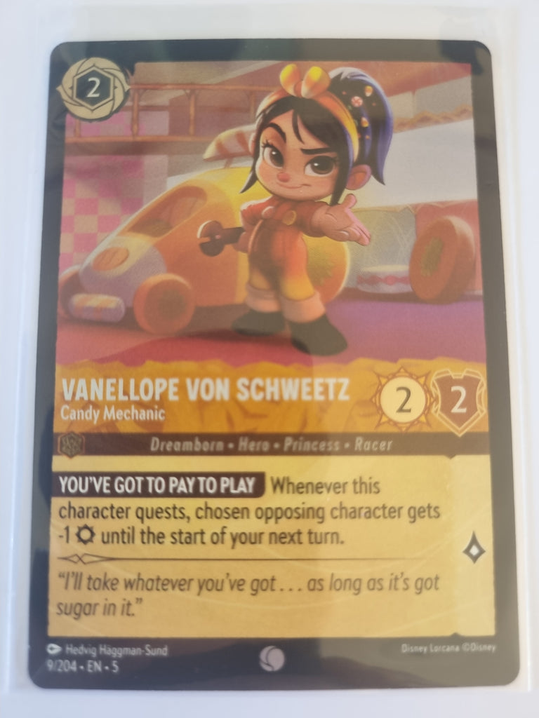 Shimmering Skies - FOIL - Vanellope Von Schweetz - Candy Mechanic - 9/204 Common