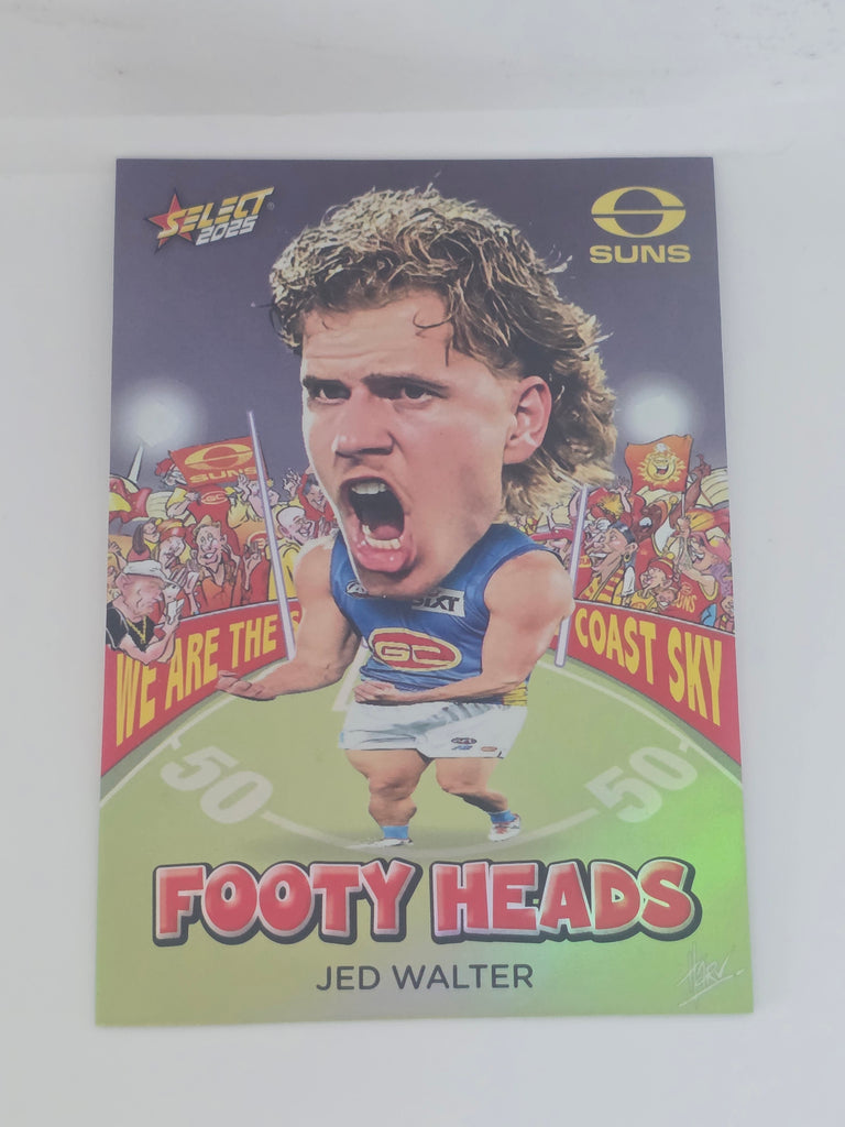 AFL Footy Stars 2025 | Footy Heads | #FH54 | J. Walter | Gold Coast Suns