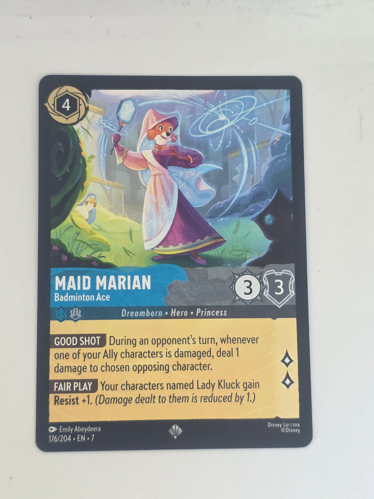 Lorcana | Archazia's Island | #176/204 | Maid Marian Badminton Ace | Super Rare