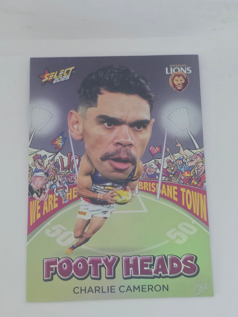 AFL Footy Stars 2025 | Footy Heads | #FH9 | C. Cameron | Brisbane Lions