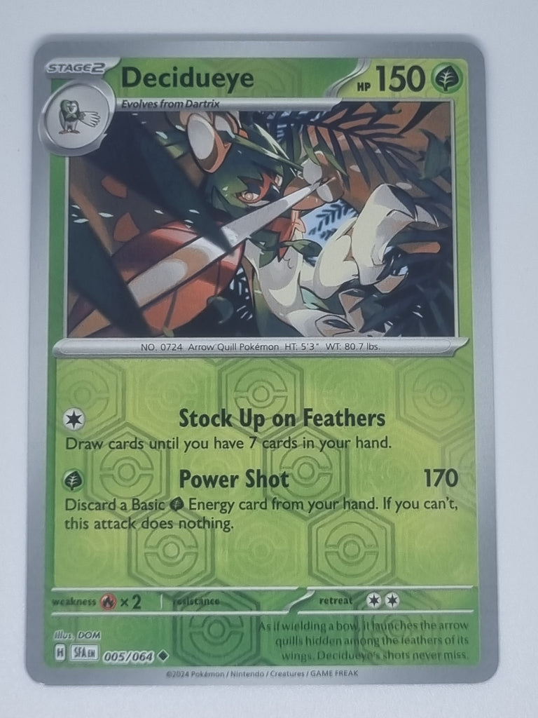 Pokemon TCG - Shrouded Fable - #005/064 - Decidueye - Reverse Holo - Common