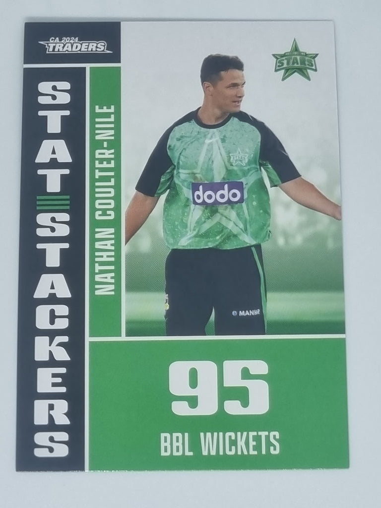 2024-25 LUXE Cricket - Stat Stackers - #SS25 - Nathan Coulter-Nile - Stars