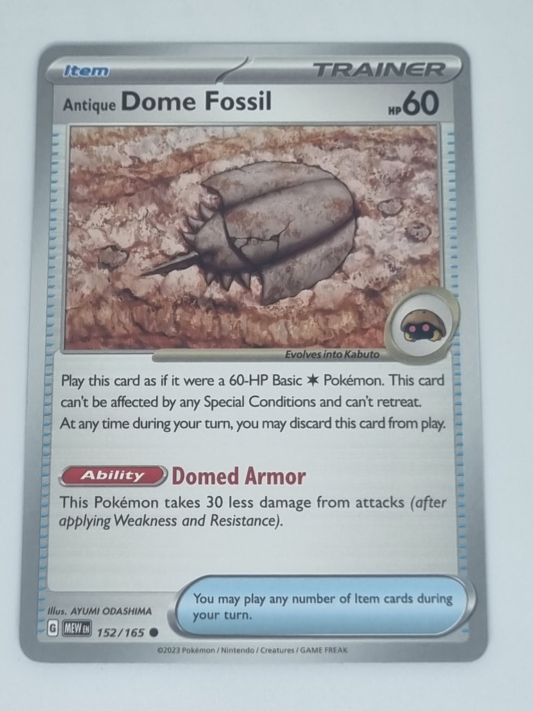 Pokemon TCG - Pokemon 151 - #152/165 - Antique Dome Fossil - Common