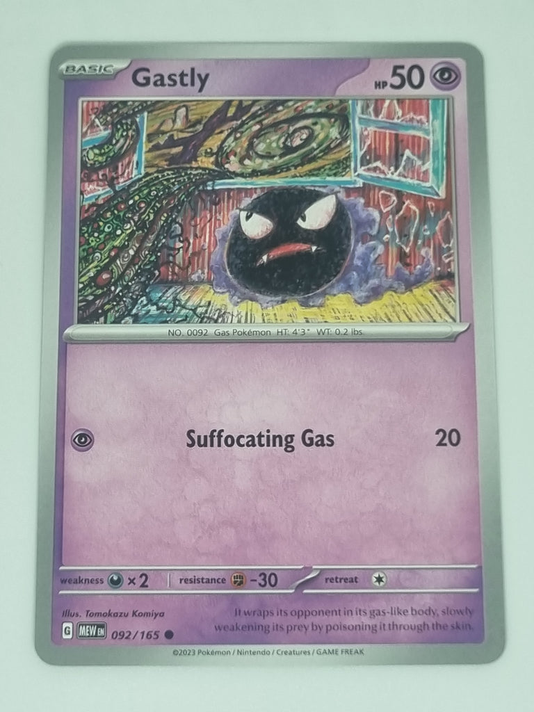 Pokemon TCG - Pokemon 151 - #092/165 - Gastly - Common