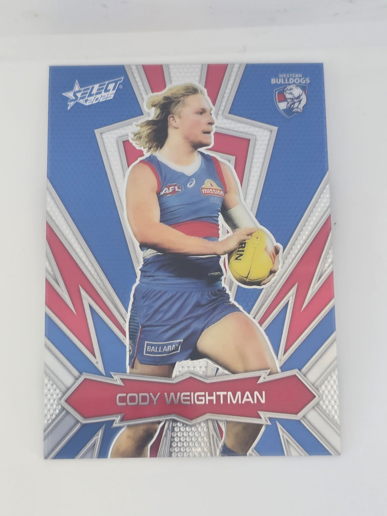 AFL Footy Stars 2025 | Luminous Thunderbolt | #LT215 | C. Weightman | Bulldogs