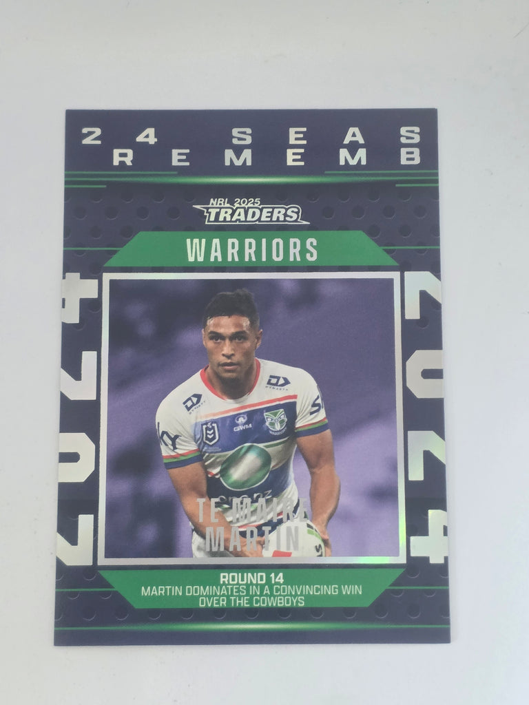 NRL 2025 Traders | 2024 Season to Remember | #SR47 | Te Maire Martin | Warriors