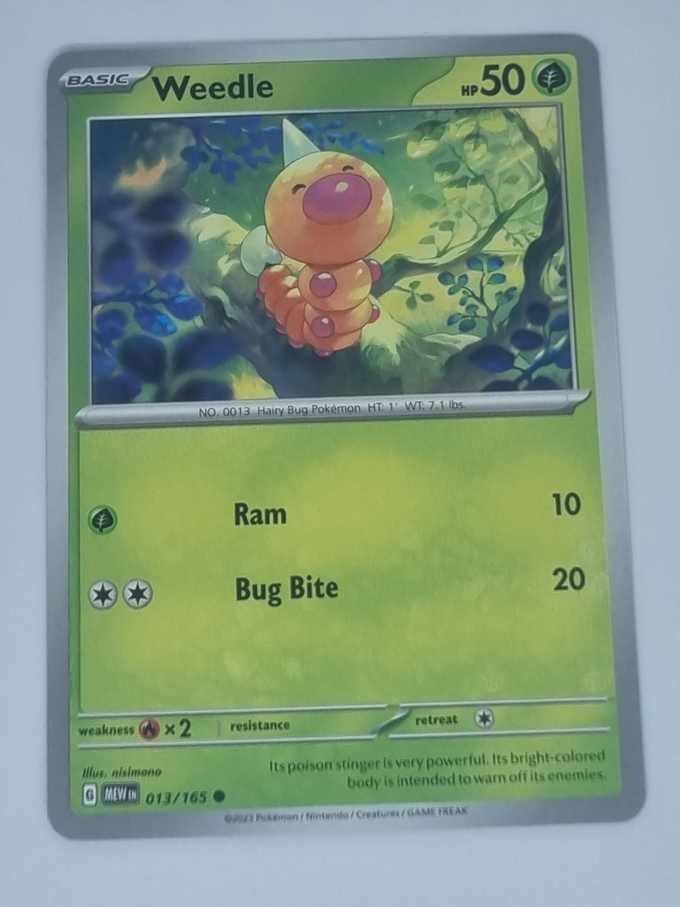 Pokemon TCG - Pokemon 151 - #013/165 - Weedle - Common