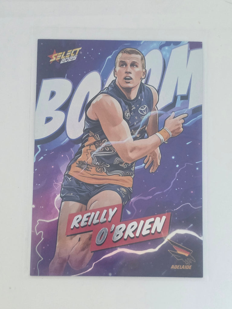AFL Footy Stars 2025 | Booom | #BM6 | R. O’Brien | Adelaide Crows | #139/360