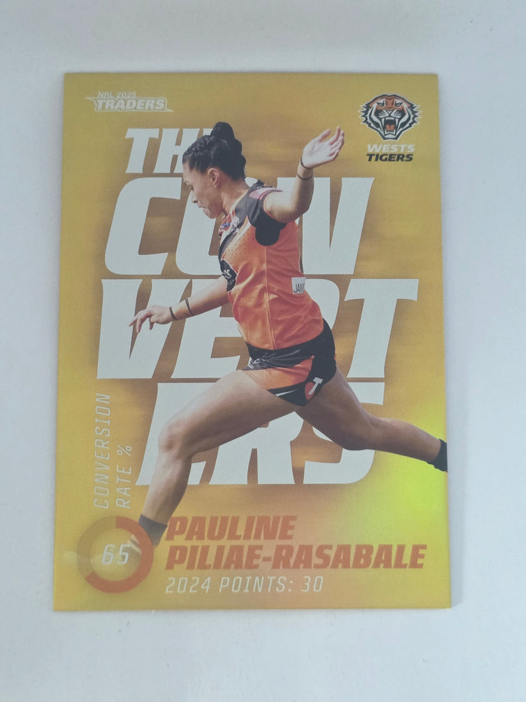 NRL 2025 Traders | Converters Parallel #TCP27 | Pauline Piliae-Rasabale | Tigers