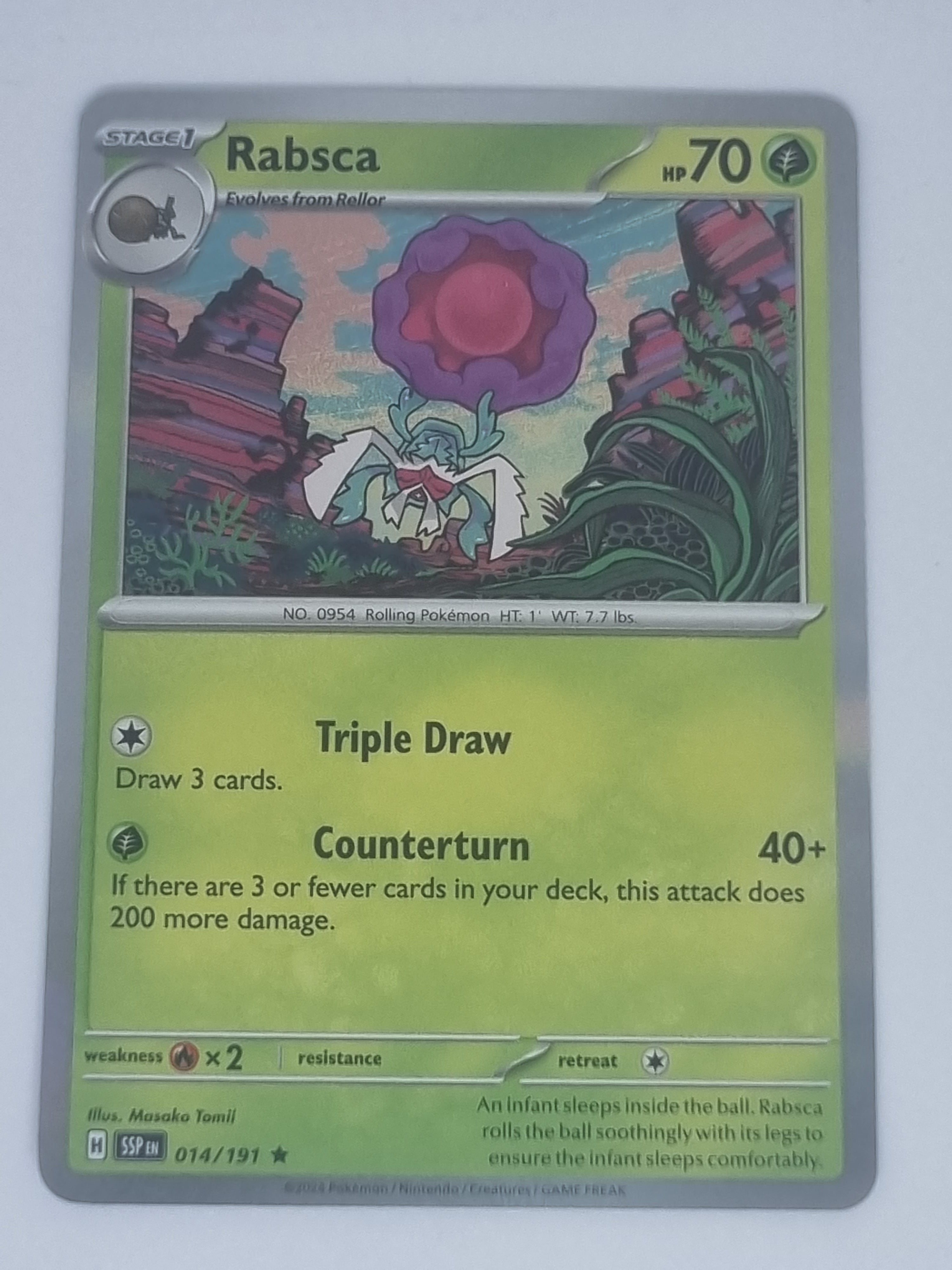 Pokemon TCG - Surging Sparks - #014/191 - Rabsca
