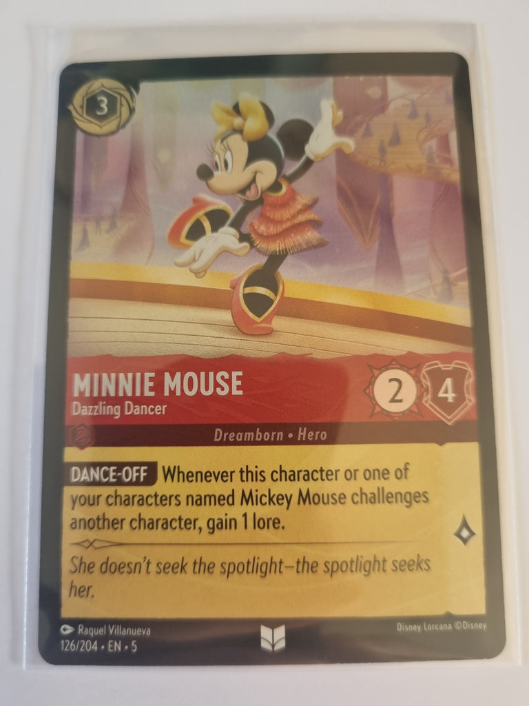 Shimmering Skies - FOIL - Minnie Mouse - Dazzling Dancer - 126/204 - Uncommon