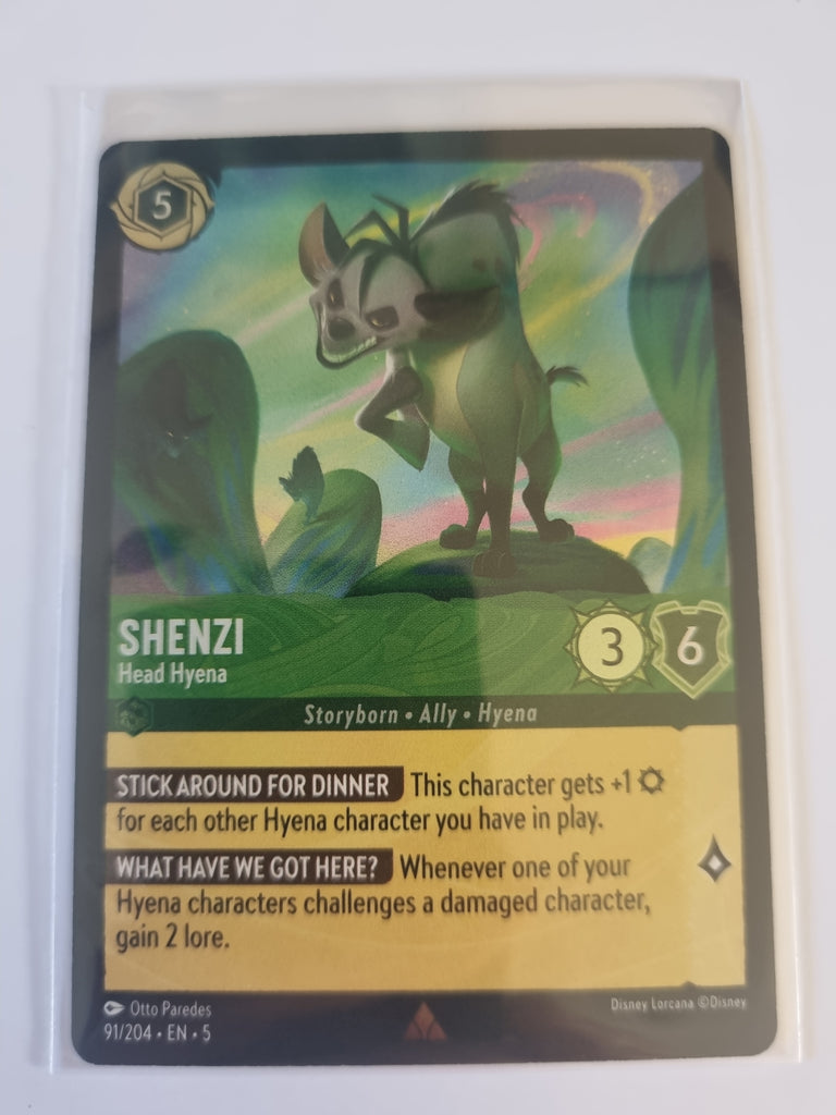 Shimmering Skies - FOIL - Shenzi - Head Hyena - 91/204 - Rare