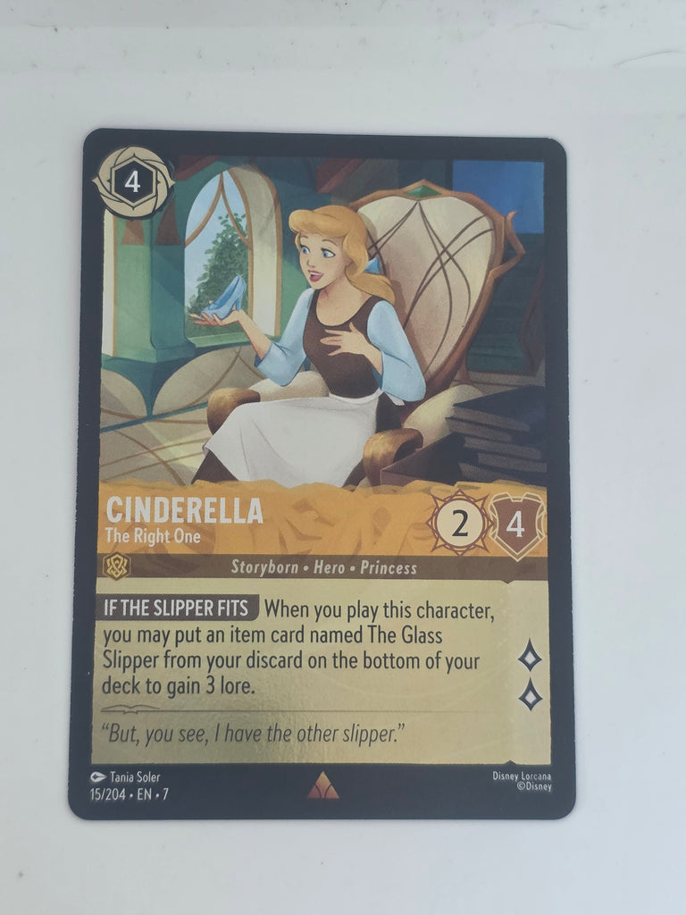 Lorcana | Archazia's Island COLDFOIL #15/204 | Cinderella - The Right One | Rare