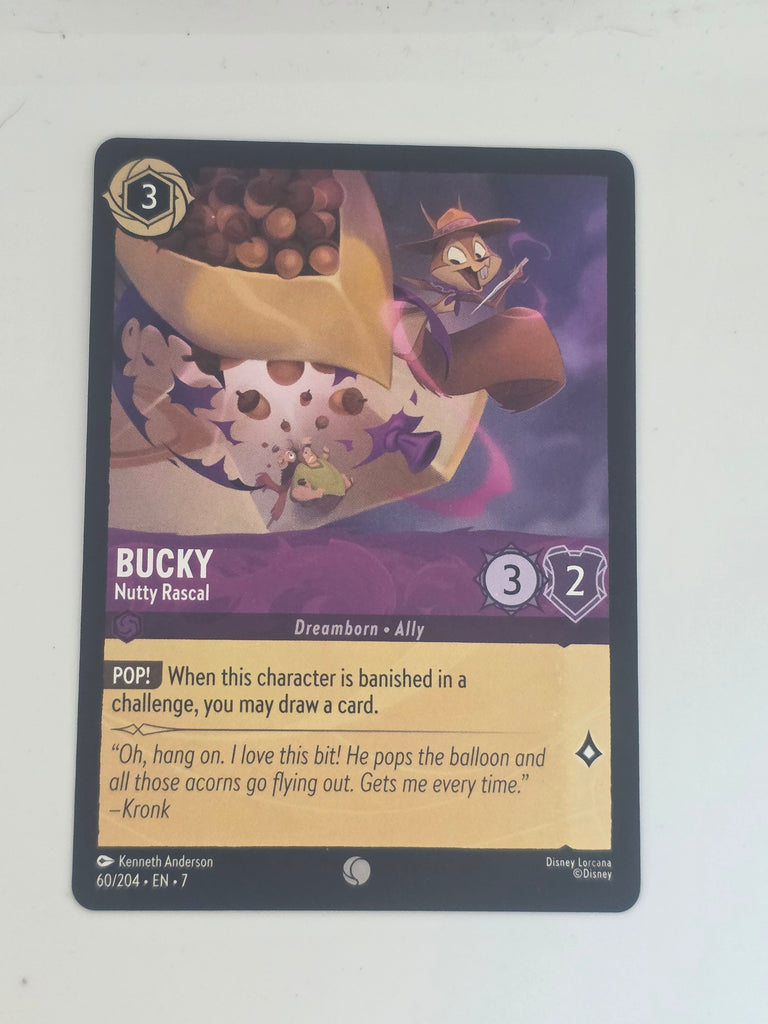 Lorcana | Archazia's Island | #60/204 | Bucky - Nutty Rascal | Common