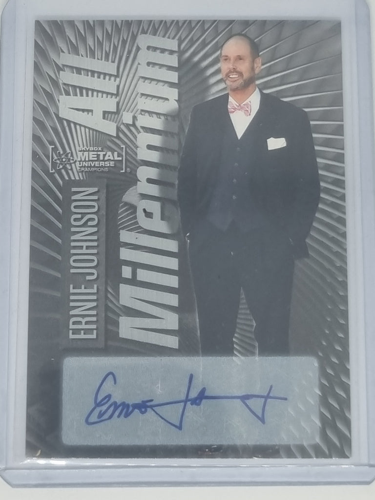 2023 Skybox Metal Universe Champions - All Millennium Auto - #111 Ernie Johnson