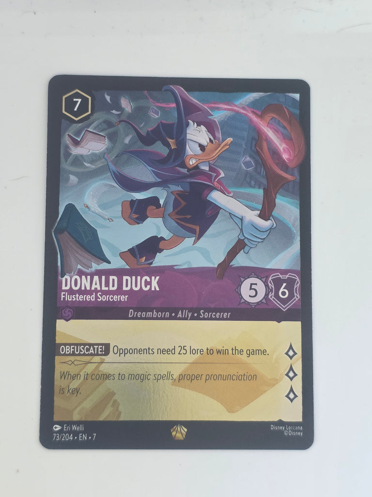 Archazia's Island COLDFOIL #73/204 Donald Duck - Flustered Sorcerer | Legendary