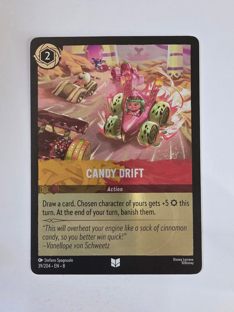 Disney Lorcana Reign of Jafar | Coldfoil | Candy Drift | #039 | Uncommon