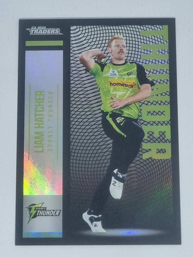 2024-25 LUXE Cricket Traders - Parallel - #P143 - Liam Hatcher - Thunder