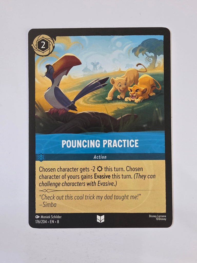 Disney Lorcana Reign of Jafar | Pouncing Practice | #176 | Uncommon