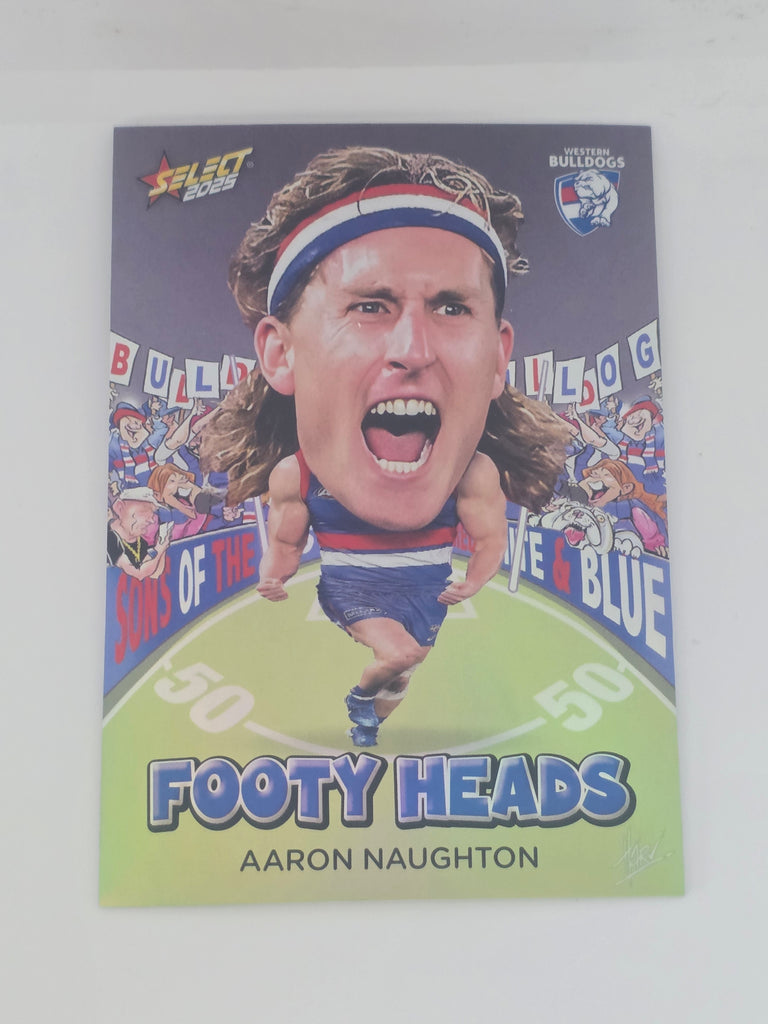 AFL Footy Stars 2025 | Footy Heads | #FH106 | A. Naughton | Western Bulldogs