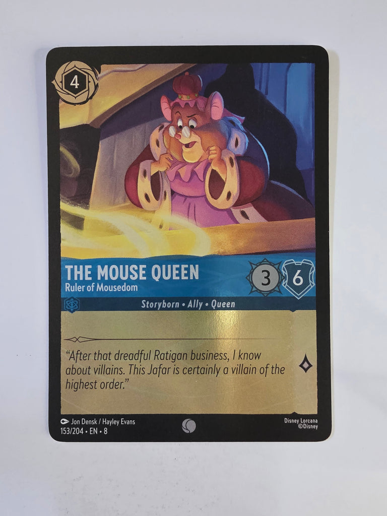 Disney Lorcana Reign of Jafar | Coldfoil | The Mouse Queen Ruler of Mousedom | #153 | Common