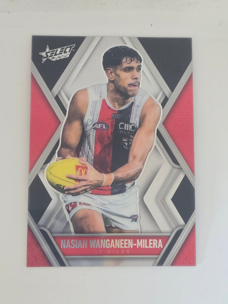 AFL Footy Stars 2025 | Luminous Base | #L162 | N. Wanganeen-Milera | St Kilda