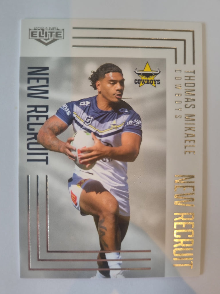 2024 Elite NRL - New Recruit - #NR19 - Thomas Mikaele - Cowboys