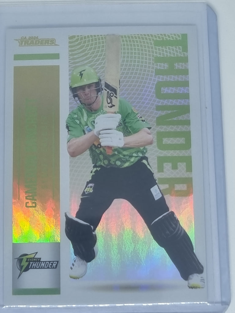 2024-25 LUXE Cricket - Gold Parallel - #G139 - Cameron Bancroft #01/67 Thunder