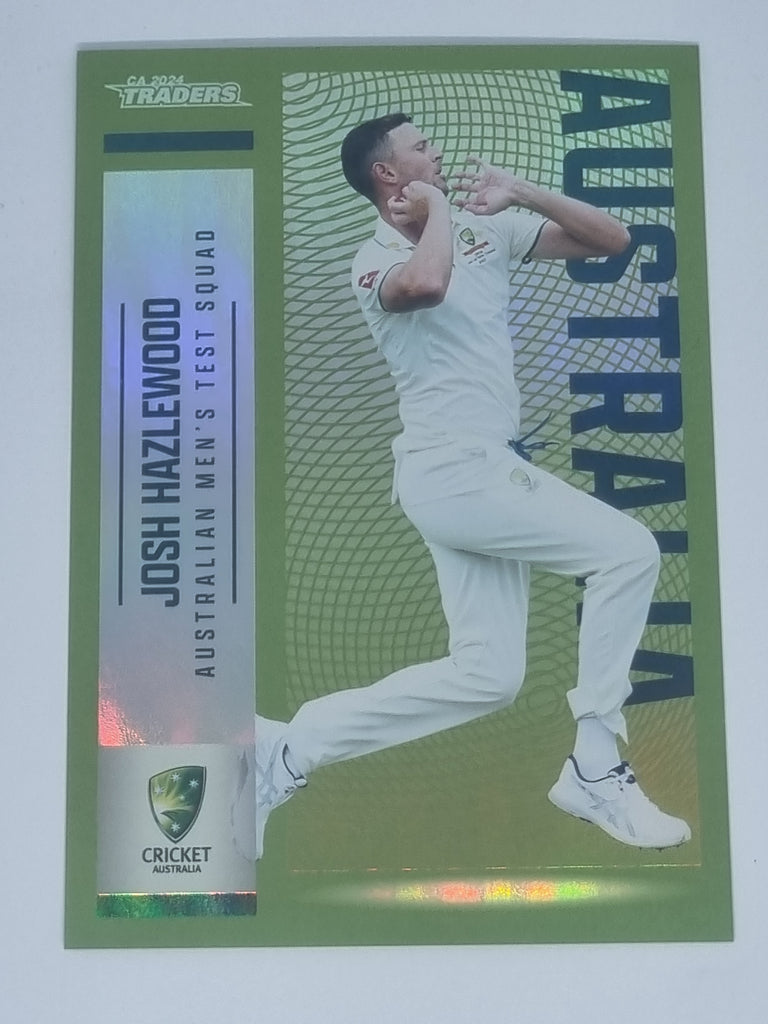 2024-25 LUXE Cricket Traders - Parallel - #P004 - Josh Hazlewood - Aust Test