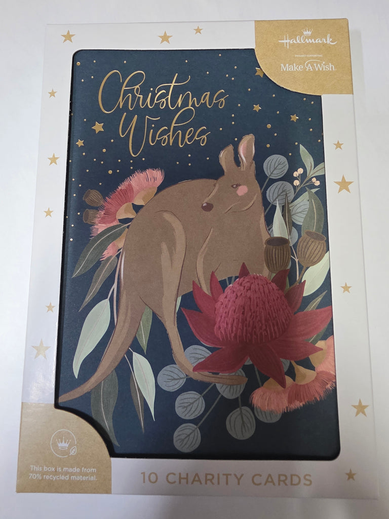 Hallmark Charity Boxed Christmas Cards | 10 Cards 2 Designs | Aust Fauna