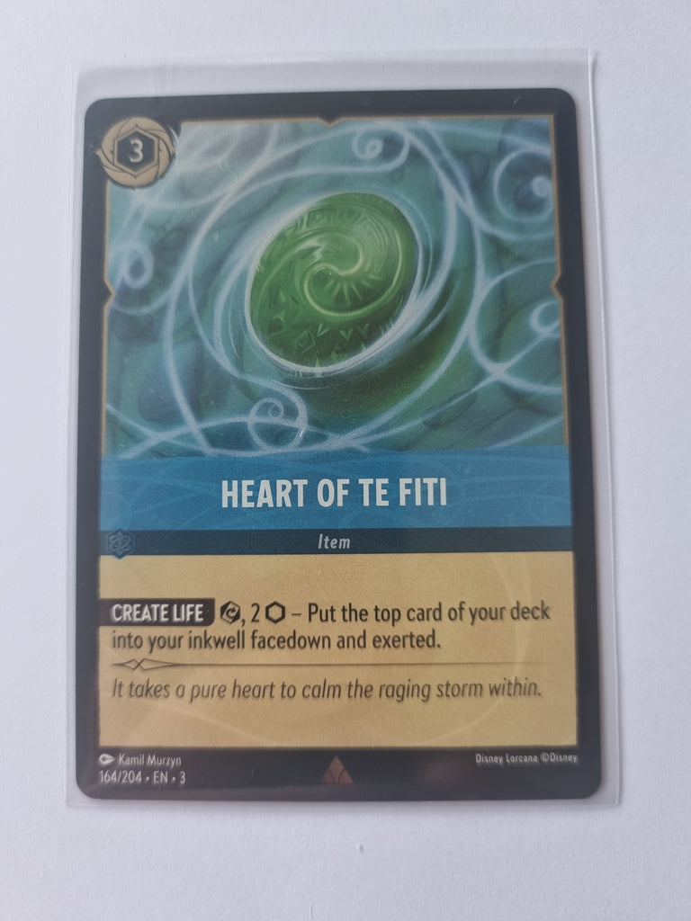 Into the Inklands - FOIL - Heart of Te Fiti - 164/204 - Rare