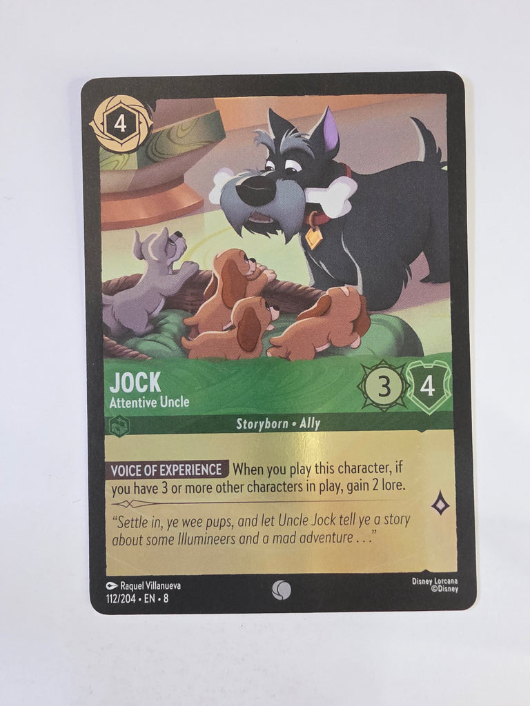 Disney Lorcana Reign of Jafar | Coldfoil | Jock Attentive Uncle | #112 | Common