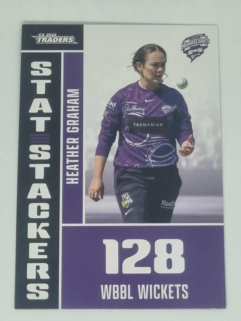 2024-25 LUXE Cricket - Stat Stackers - #SS20 - Heather Graham - Hurricanes