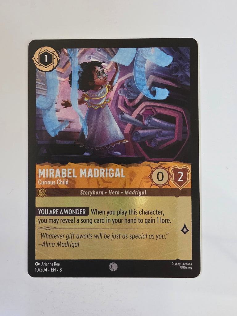 Disney Lorcana Reign of Jafar | Coldfoil | Mirabel Madrigal Curious Child | #010 | Common