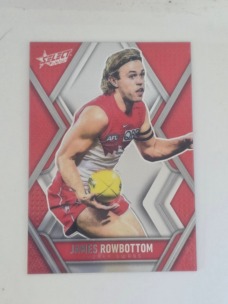 AFL Footy Stars 2025 | Luminous Base | #L175 | J. Rowbottom | Sydney Swans
