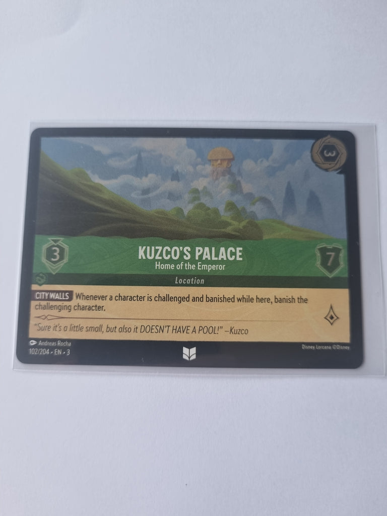 Inklands FOIL Kuzco's Palace Home of the Emperor 102/204 Uncommon
