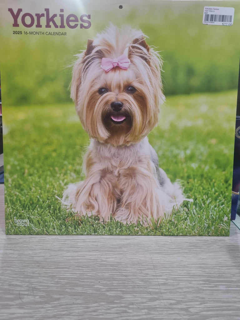 Yorkshire Terriers - Large 30x30cm - 2025 Calendar